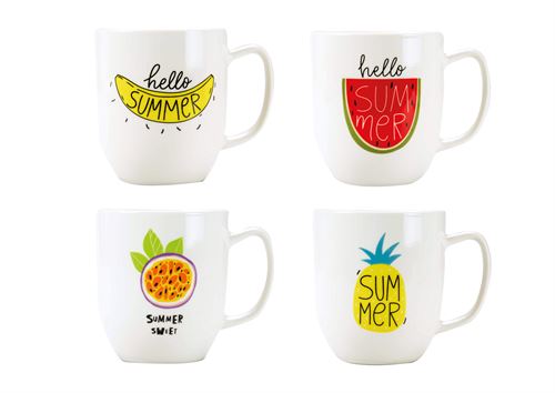 MUGSUM001 CANECA BOMBE SUMMER FRUITS 35CL CERAMICA