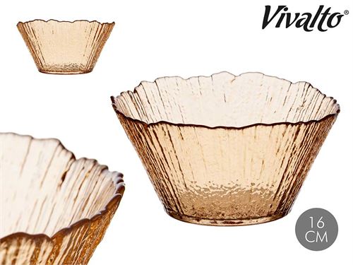 89541 TAÇA VIDRO 16CM AMBAR