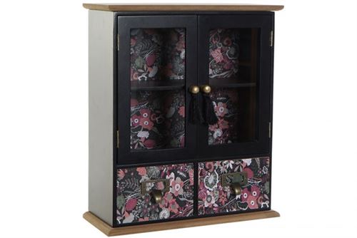 LD-191443 JOALHEIRO MDF VIDRO 30X12X35 PRETO