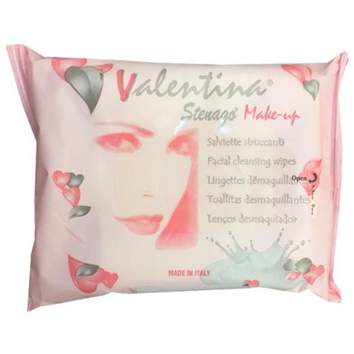 000212 VALENTINA TOALHITAS DESMAQUILHANTES 20UN