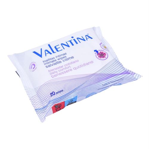 002209 VALENTINA TOALHITAS HIG. INTIMA 20UN