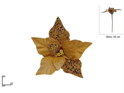 276786 FLOR DE NATAL OURO