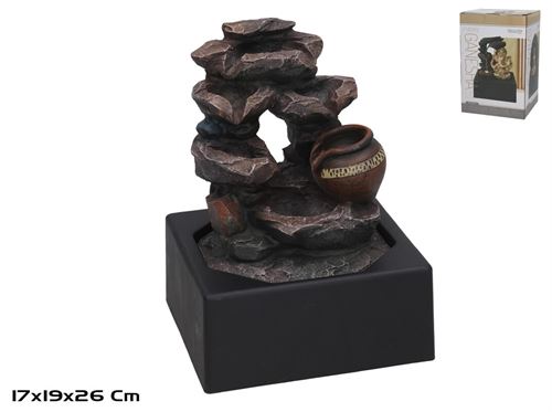 556338 FONTE NASONI C/LED QUENTE 19X17X26CM