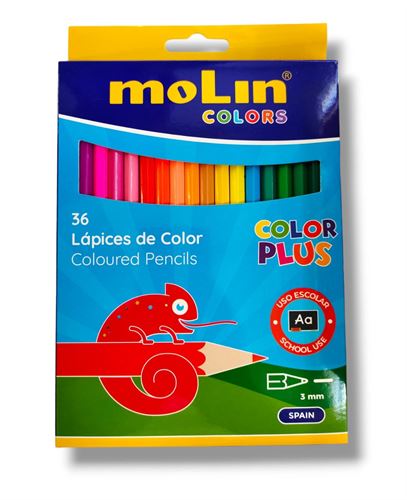 LCP460-36 MOLIN CAIXA 36  LAPIS COR