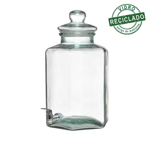 36152 POTE HEXAGONAL VIDRO 11,5L