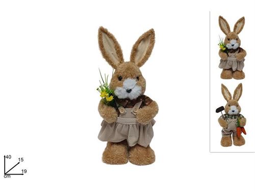 241135 COELHO PASCOA 45CM 2SORTIDOS