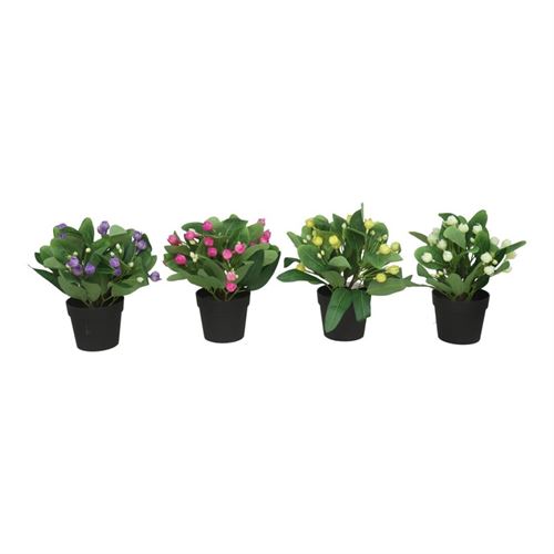 198279 VASO FLOR ARTIFICIAL 22CM