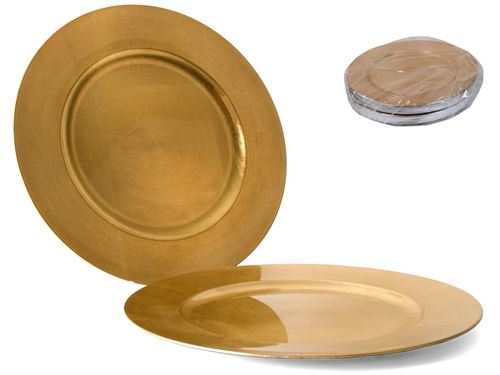 7222 PRATO MARCADOR OURO 33CM