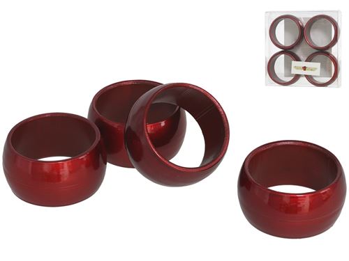 249379 PORTA-GUARDANAPOS X4 VERMELHO 5X2.5CM