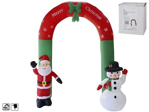 794565 ARCO ENTRADA INSUFLAVEL NATAL 9 LED 250CM