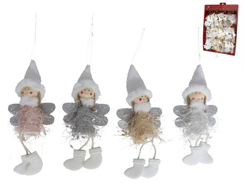 923538 PINGENTE NATAL FADA 22CM 4STD