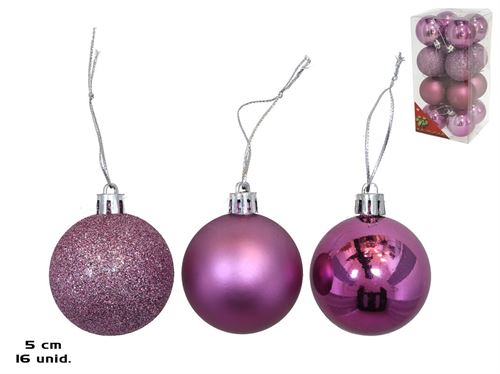 929660 BOLA NATAL CX 16 VIOLETA
