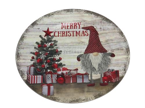 94637 PRATO MARCADOR DUENDE NATAL 33CM