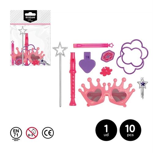 129-1554 PACOTE PRESENTE BRINQUEDOS PRINCESA 10U