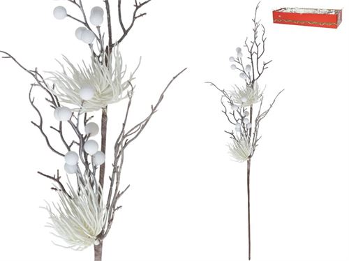 070339 HASTE BAGAS BRANCO 59CM