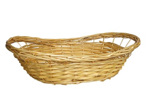 2218 CESTO OVAL C/ALÇAS XMAS 51X36X12 MEL
