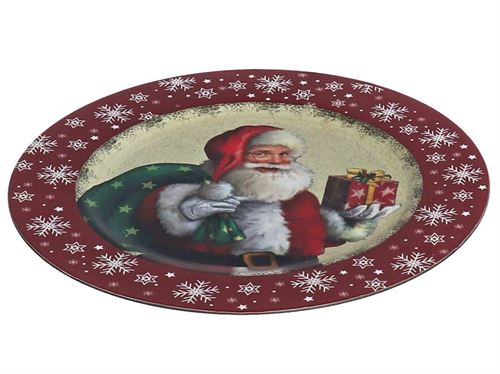 52288 PRATO MARCADOR PAI NATAL 33CM