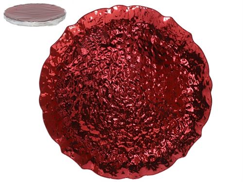 159188 PRATO MARCADOR ZERA VERMELHO 33CM