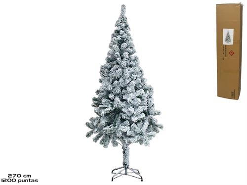 159737 ÁRVORE DE NATAL NEVADA 1200 PONTAS 270 CM