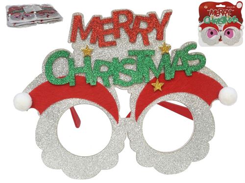 168241 OCULOS BRILHANTES DE NATAL 14,5X13CM