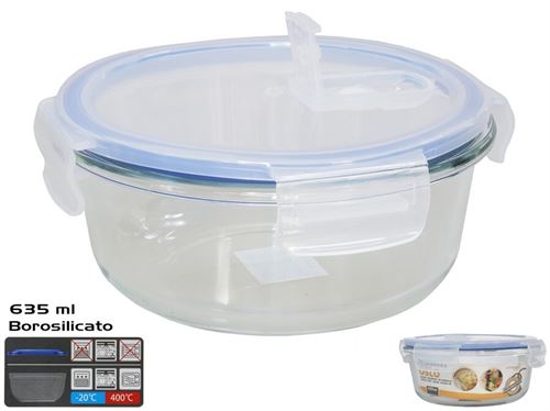 224596 CAIXA DE ALMOÇO OSLO VALVE 635ML REDONDA