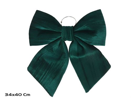 253244 LAÇO NATAL VELUDO VERDE 32X34