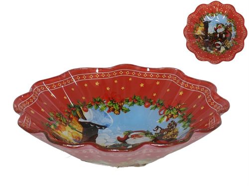 284910 TAÇA FLOR VIDRO 15X15X4CM