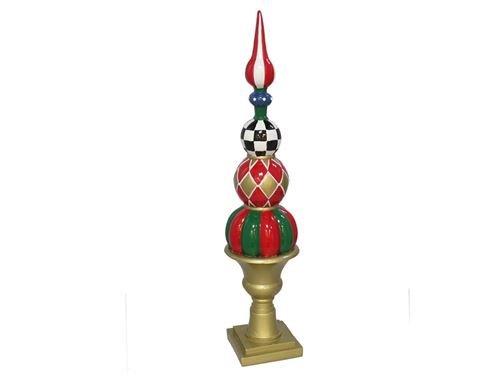 285269 FIGURA PONTE ARVORE NATAL 12X12X54,5CM