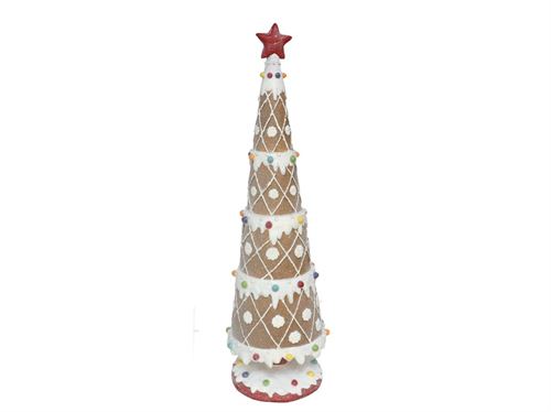 285290 ARVORE NATAL GENGIBRE 18X18X61CM
