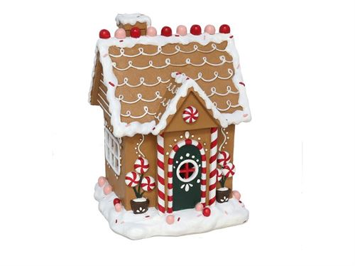 285405 CASA GENGIBRE NATAL 19X18X26CM