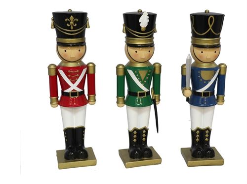 285597 SOLDADO NATAL 3CORES STD 30,5CM