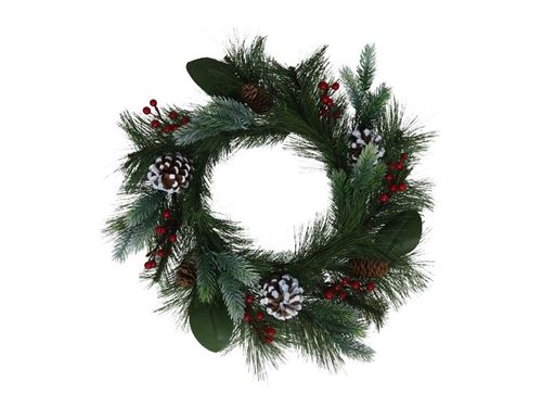 302850 GUIRLANDA DE NATAL LUCI COM ABACAXI E BAGAS 46 CM