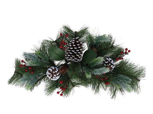 302874 CENTRO NATAL SNOW PINE CONES 75CM