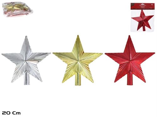 306537 PONTA ESTRELA 3 SORTIDAS 19,5X20CM