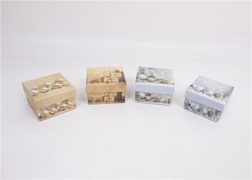 315911 CAIXA NATAL 4 SORTIDAS 9,5X9,5X5,5CM