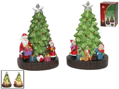 316895 ARVORE NATAL COM CENA 2SORT 8LEDS
