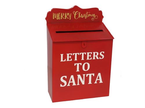 326658 CAIXA CORREIO DECORADA NATAL 23,5X11,5CM