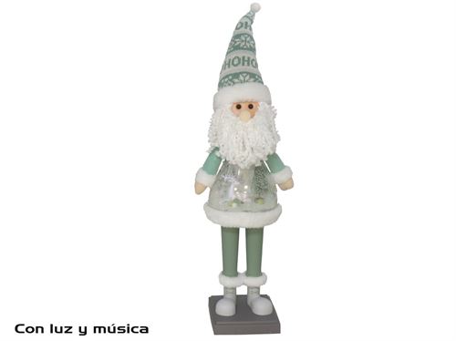 335308 PAI NATAL MUSICAL 5 LED BORG 17X14X70CM 2STD