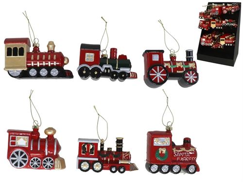 339801 PINGENTE NATAL COMBOIO SORT 10CM