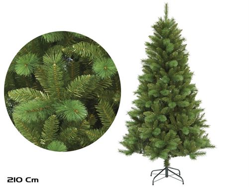 340722 ARVORE NATAL 1037 PONTAS 210CM VERDE