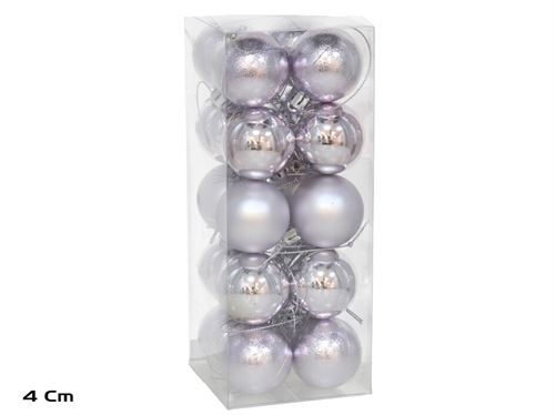 355436 CAIXA X20 BOLAS LILAC PARIS 4 CM