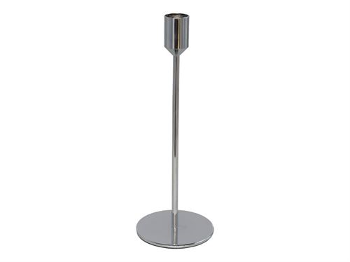 357959 PORTA VELA PRATA 8X8X23CM