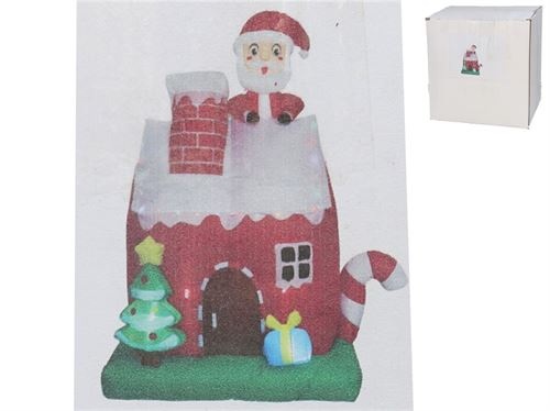 358307 CASA PAI NATAL COM 15LED 210CM
