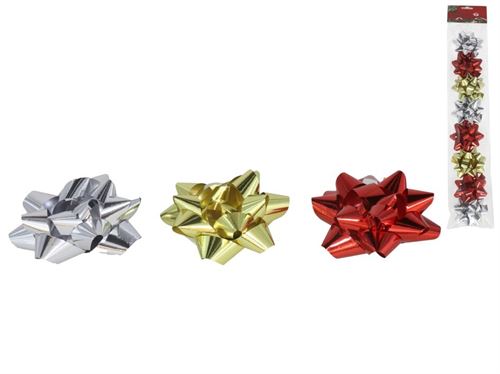 365572 LAÇO NATAL SET 8 3STD 8CM