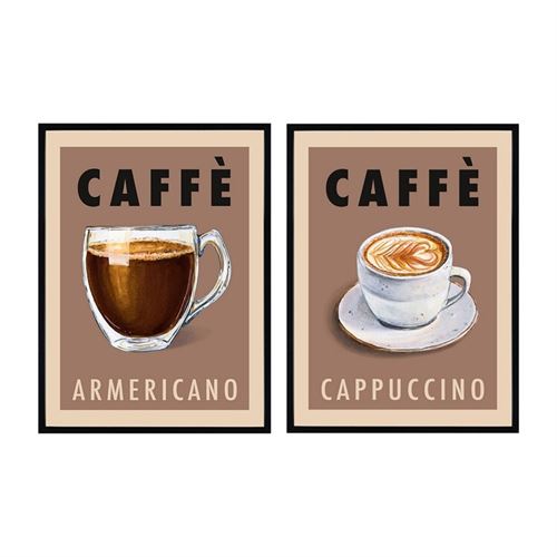 369723 QUADRO CAFÉ VERONA FOTO MOLDURA SORTIDA 30X40X1,8 CM