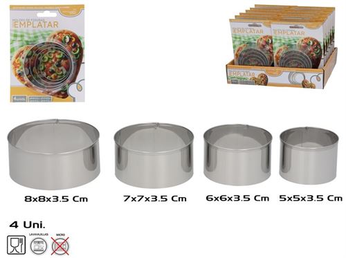383095 MOLDES CJ.4 8X8X3,5CM