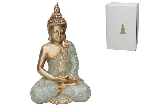 396217 FIGURA SARAYU BUDA 18X12X28,5 CM RESINA