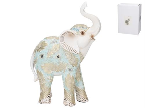 396224 ELEFANTE MISHKA RESINA17X9,5X25 CM