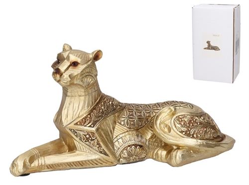 396422 LEOPARDO PRIYA 25X9X12,5 CM RESINA