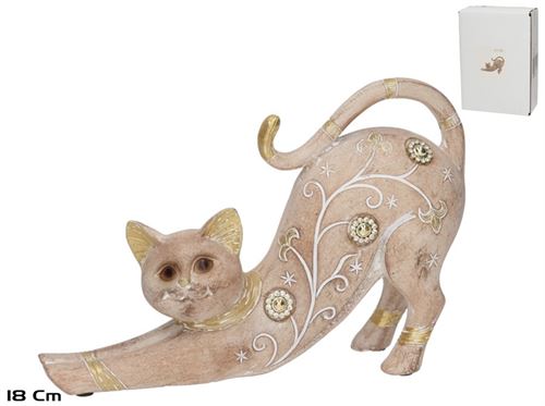 396491 GATO MARALA RESINA 24X6X18 CM